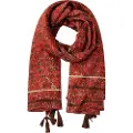 Pepe Jeans Pepe Jeanstil kvinder. PL1100005 Tørklæde Figaro rød (OSFA), Casual, Viscose