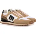 Mustang MTNGtil mænd. 84711 Portlandos beige træningssko (46), Stof, Fast, 1-3 cm, Blonder, Casual
