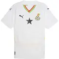 Puma Ghana 2025 Home Jersey Men, Clothing, White/Pelé Yellow, L