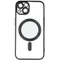 24hShop Farvet krombagside med Magsafe til Samsung Galaxy A15 4G / A15 5G - Sort