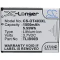 24hShop Batteri til SmartPhone, Mobil til Alcatel OT-4030, OT4030D, OT-4030X og andre.