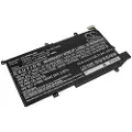 24hShop Batteri til notebook, bærbar computer til HP Spectre X360 14T og andre