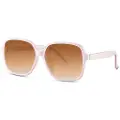 24hShop Pink solbriller med brun linse