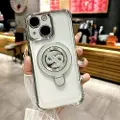 24hShop Cover med MagSafe + modlysblænde til iPhone 13 - Sølv