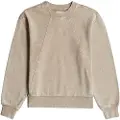 G-Star G-Startil kvinder. D27173-D969-H714 Vasket A Line Script sweatshirt i beige (XL), Casual, Bæredygtig, Genbrugsbomuld