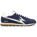 Moa Concepttil mænd. FL080 Navy Flash læder-sneakers (41), Fast, Blonder, Casual, Blå