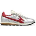Moa Concepttil kvinder. FL084 Grå Flash læder-sneakers (39), Fast, Blonder, Casual