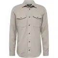 G-Star G-Startil mænd. D24963-D454-G493 Marine Slim skjorte grå (XXL), Casual, Bomuld, Lange ærmer, Bæredygtig