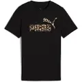 Puma Essentials Animal Graphic Tee Youth, Clothing, Black, 13-14Y