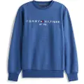 Tommy Hilfiger Tommy Hilfigertil mænd. MW0MW11596 TH Flex-sweatshirt med blåt logo (S), Casual, Bomuld