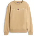 Tommy Hilfiger Tommy Hilfigertil mænd. MW0MW11596 TH Flex-sweatshirt med brunt logo (L), Casual, Bomuld