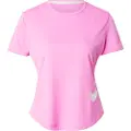 Nike Kortærmet Nike Tempo Swoosh Run Dri-FIT-løbetop til kvinder - Pink