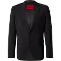 Hugo Boss HUGOtil mænd. 50540157 Sort blazer Arti sort (46), Casual, Party, Syntetisk, Klassisk