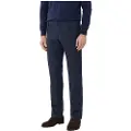 Hackett London Hackett Londontil mænd. HM212541 Navy Tencel Chino-bukser (36/32), Casual, Syntetisk, Blå
