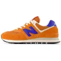 New Balance New Balanceunisex. U574V2 Sneakers i læder 574 orange (38.5), Fast, Blonder, Casual