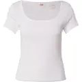Levi's Levi'stil kvinder. 003PU-0000 Essential T-shirt hvid (S), Casual, Bomuld, Korte ærmer