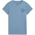 Puma ESS SCRIPT Tee Women, Clothing, Cool Blue, M