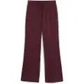 Puma HER Comfort High-Waist Straight Pants Women, Clothing, Ruby Shimmer, M