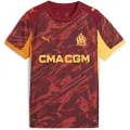 Puma Olympique de Marseille 25/26 Goalkeeper Jersey Youth, Clothing, Dark Crimson/Sunny Yellow/Dark Poppy, 7-8Y