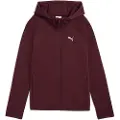 Puma Evostripe Full-Zip Hoodie Women, Clothing, Ruby Shimmer, L