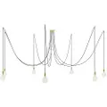 Creative Cables Spider 7 Falls With Light Bulb Pendellampe