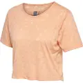 Hummel Iris Burnout Crop T-shirt Med Korte ærmer