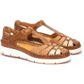 Pikolinos Pikolinostil kvinder. W8D-0855C1 Sandaler i læder Tenerife brun (37), 3-5 cm, Velcro, Casual