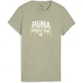 Puma Graphic Varsity Tee Women, Clothing, Lux Army, XL