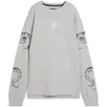Harry Potter HOOPS x HARRY POTTERâ¢ Longsleeve Tee Women, Clothing, Light Gray Heather, XS