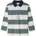 Pepe Jeans Pepe Jeanstil drenge. PB5400002 Hedwing grøn polo shirt (8años= 128cm), Casual, Bomuld, Lange ærmer, børnetøj