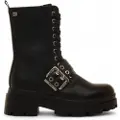 Mustang Mustangtil kvinder. 54654 Mission ankelstøvler sort (41), 5-8 cm, Blonder, Casual