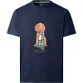 Hackett London Hackett Londontil mænd. HM5000022 Heritage Harry navy T-shirt (XL), Casual, Bomuld, Korte ærmer, Blå