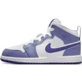 Jordan 1 Mid-sko til mindre børn - lilla
