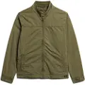 Superdry Superdrytil mænd. M5011864A Klassisk Harrington-jakke grøn (M), Casual, Bomuld, Lange ærmer