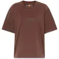 Timberland Timberlandtil kvinder. TB0A424B2431 Lush Comfort T-shirt brun (M), Casual, Bomuld, Korte ærmer