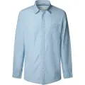 Pepe Jeans Pepe Jeanstil mænd. PM3090838 Creed blå skjorte (S), Casual, Bomuld, Lange ærmer
