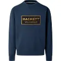 Hackett London Hackett Londontil mænd. HM5800014 Heritage Rally Sweatshirt navy (L), Casual, Bomuld, Blå