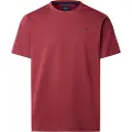 Hackett London Hackett Londontil mænd. HM5000039 T-shirt Ss Logo rødbrun (S), Casual, Bomuld, Korte ærmer