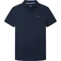 Hackett Londontil mænd. HM563280 Polo svømmetrim navy (L), Casual, Bomuld, Korte ærmer, Blå