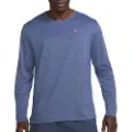 Nike Langærmet Nike Miler Dri-FIT UV-løbetrøje til mænd - blå