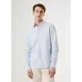 Pepe Jeans Pepe Jeanstil mænd. PM3090816 Cluny blå skjorte (XL), Casual, Bomuld, Lange ærmer