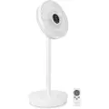 Vonroc BREEZE - Ventilator – Trådløs - Støjsvag (maks. 44 dB) – Hvid | Inkl. Fjernbetjening