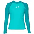 IQ-UV Uv 300 Slim Fit Dame Rash Guard Med Lange ærmer