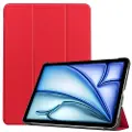 24hShop Kunstlædertaske med stativ til iPad Air 13 (2024) - Rød
