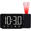 24hShop Digitalt LED-Vækkeur med projektering