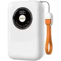 Dudao Mini Powerbank 20000mAh med 22,5W hurtigopladning og LCD-display - Hvid