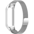 24hShop Milanese Loop-urrem til Samsung Galaxy Fit2 - Sølv