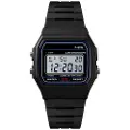 24hShop HONHX digitalt armbåndsur med sort silikonerem