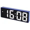 24hShop Digitalt LED-vækkeur med justerbar lysstyrke - Blå