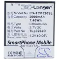 24hShop Batteri til SmartPhone, mobil til TCL P520L, P518L, P5201 osv.